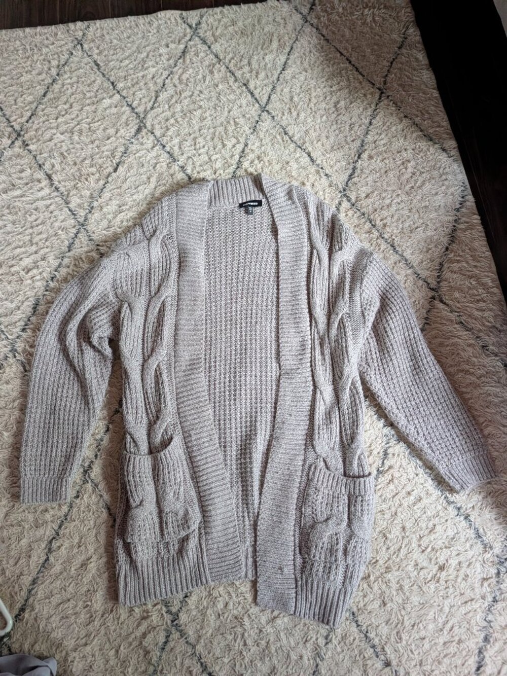 Express sweater cardigan